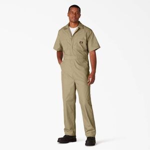 Dickies Men's Short Sleeve Coverall‎ KHAKI (KH)